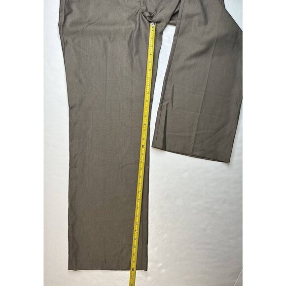 APT 9 Wide Leg Trouser 14 Midrise Brown Dress Pants Tummy Control Career NEW - Picture 6 of 10